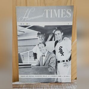 Vintage | 1958 Hammond Times Magazine  | Comisky Park | MLB Chicago White Sox